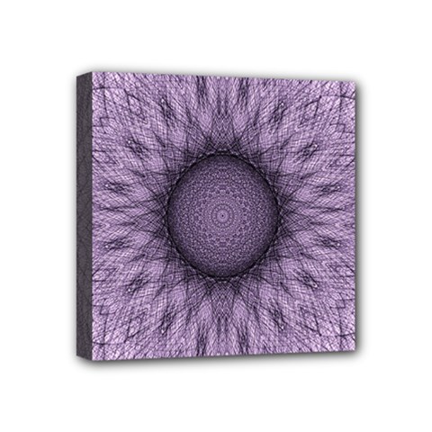 Mandala Mini Canvas 4  X 4  (framed) by Siebenhuehner