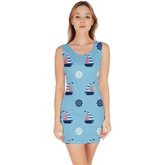 Summer Sailing Bodycon Dress by StuffOrSomething