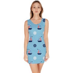 Summer Sailing Bodycon Dress by StuffOrSomething