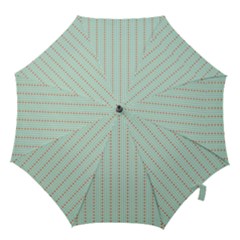 Hearts & Stripes Hook Handle Umbrella (medium) by StuffOrSomething