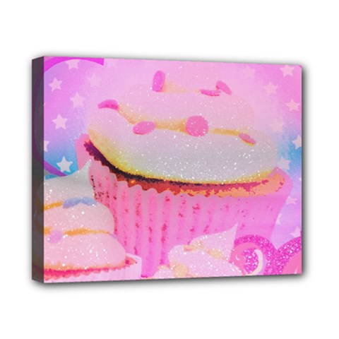 Cupcakes Covered In Sparkly Sugar Canvas 10  X 8  (framed) by StuffOrSomething