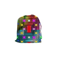 Abstract Modern Drawstring Pouch (small) by StuffOrSomething