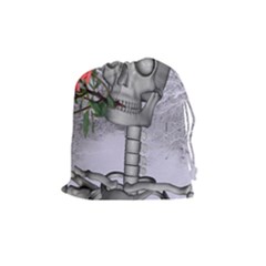 Looking Forward To Spring Drawstring Pouch (medium) by icarusismartdesigns