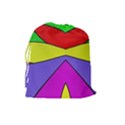Abstract Drawstring Pouch (Large) View2