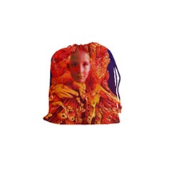 Organic Meditation Drawstring Pouch (small) by icarusismartdesigns
