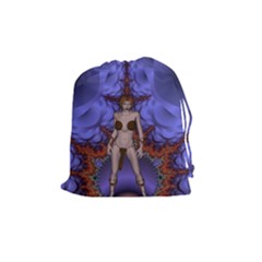 Chaos Drawstring Pouch (medium) by icarusismartdesigns