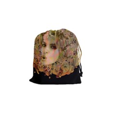 Organic Planet Drawstring Pouch (small) by icarusismartdesigns