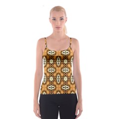 Faux Animal Print Pattern Spaghetti Strap Top by GardenOfOphir