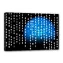 Binary Rain Canvas 18  x 12  (Framed) View1