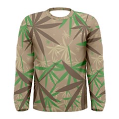 Leaves Men Long Sleeve T-shirt by LalyLauraFLM