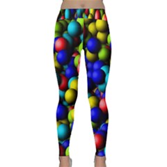 Colorful Balls Yoga Leggings by LalyLauraFLM