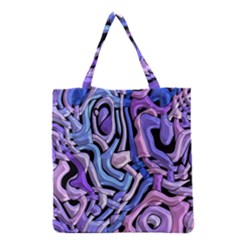 Metallic Weave Grocery Tote Bag by LalyLauraFLM
