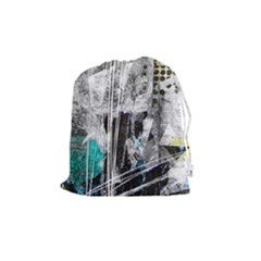 Urban Funk Drawstring Pouch (medium) by ArtistRoseanneJones