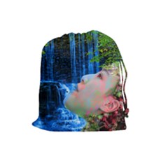 Fountain Of Youth Drawstring Pouch (large) by icarusismartdesigns