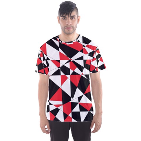 Shattered Life Tricolor Men s Sport Mesh Tee by StuffOrSomething