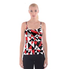 Shattered Life Tricolor Spaghetti Strap Top by StuffOrSomething