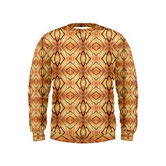 Faux Animal Print Pattern Boys  Sweatshirts by GardenOfOphir