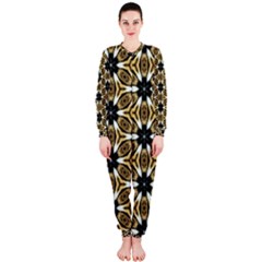 Faux Animal Print Pattern Onepiece Jumpsuit (ladies)  by GardenOfOphir