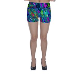 Inked Spot Fractal Art Skinny Shorts by TheWowFactor