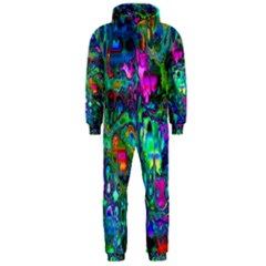 Inked Spot Fractal Art Hooded Jumpsuit (men) by TheWowFactor