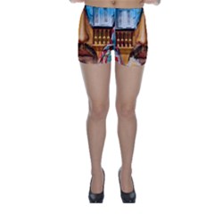 Graffiti Sunglass Art Skinny Shorts by TheWowFactor