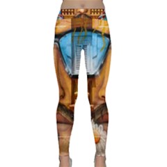 Graffiti Sunglass Art Yoga Leggings by TheWowFactor