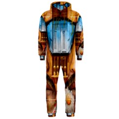 Graffiti Sunglass Art Hooded Jumpsuit (men)  by TheWowFactor