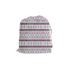 Fancy Tribal Border Pattern Soft Drawstring Pouches (medium)  by ImpressiveMoments
