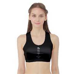 Carry On Centered Women s Sports Bra With Border by TheFandomWard