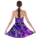 Special Fractal 31pink,purple Strapless Bra Top Dress View2