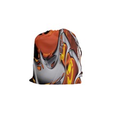 Special Fractal 24 Terra Drawstring Pouches (small)  by ImpressiveMoments