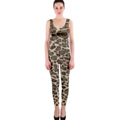 Brown Cheetah Abstract  Onepiece Catsuits by OCDesignss