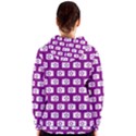Modern Chic Vector Camera Illustration Pattern Women s Zipper Hoodies View2
