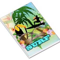 Surfing Large Memo Pads by FantasyWorld7