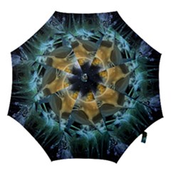 Funny Dolphin In The Universe Hook Handle Umbrellas (medium) by FantasyWorld7