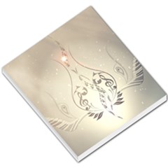 Music, Piano With Clef On Soft Background Small Memo Pads by FantasyWorld7