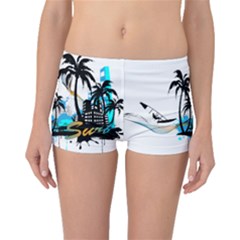 Surfing Boyleg Bikini Bottoms by EnjoymentArt