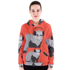 Women s Zipper Hoodie by CreaturesStore