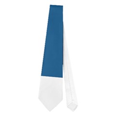 Surf, Surfboard With Water Drops On Blue Background Neckties (one Side)  by FantasyWorld7