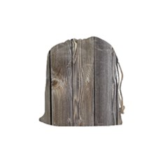 Wood Fence Drawstring Pouches (medium)  by trendistuff