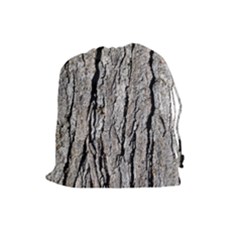 Tree Bark Drawstring Pouches (large)  by trendistuff