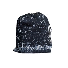 Autumn Rain Drawstring Pouches (large)  by trendistuff