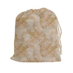 Tan Marble Drawstring Pouches (xxl) by trendistuff