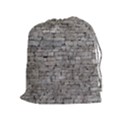 STONE WALL GREY Drawstring Pouches (Extra Large) View1