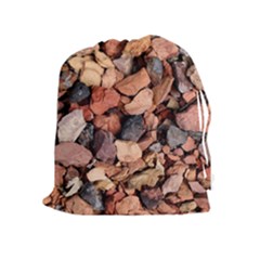 Colored Rocks Drawstring Pouches (extra Large) by trendistuff