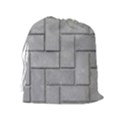 ALTERNATING GREY BRICK Drawstring Pouches (Extra Large) View2
