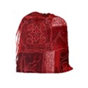 RED PATCHWORK Drawstring Pouches (Extra Large) View2
