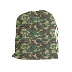 Camo Woodland Drawstring Pouches (extra Large) by trendistuff