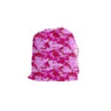CAMO PINK Drawstring Pouches (Small)  View1