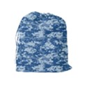 CAMO DIGITAL NAVY Drawstring Pouches (Extra Large) View2